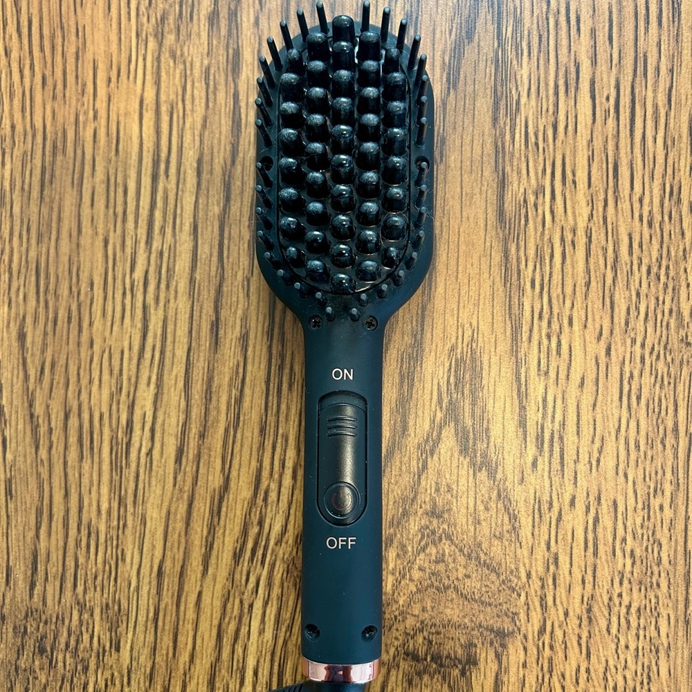 Amika Electric polish perfection Hair brush straightener